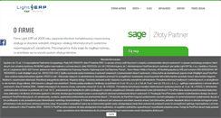 Desktop Screenshot of light-erp.pl